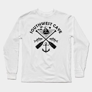 Southwest Caye Beach, Belize, Boat Paddle Long Sleeve T-Shirt